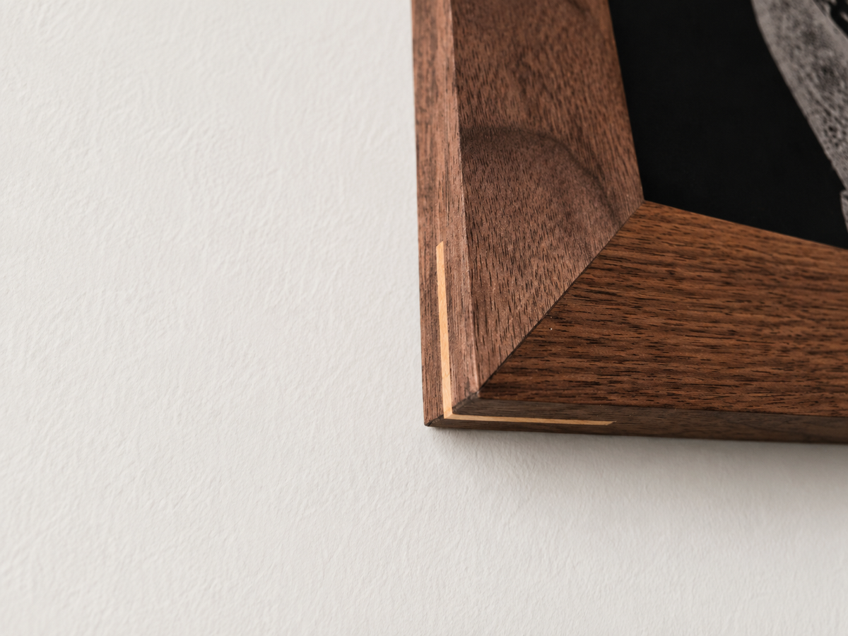 Custom Heirloom Portrait – Laser Engraved Photo & Handcrafted Hardwood Frame