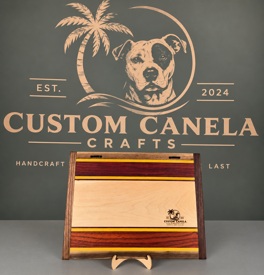 Handcrafted Ocean Sunset Hardwood Wall Art – Maple, Walnut, Padauk, Purpleheart & Yellowheart