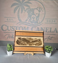 Handmade Bald Eagle Hardwood Wall Art – Walnut, Maple & Cherry