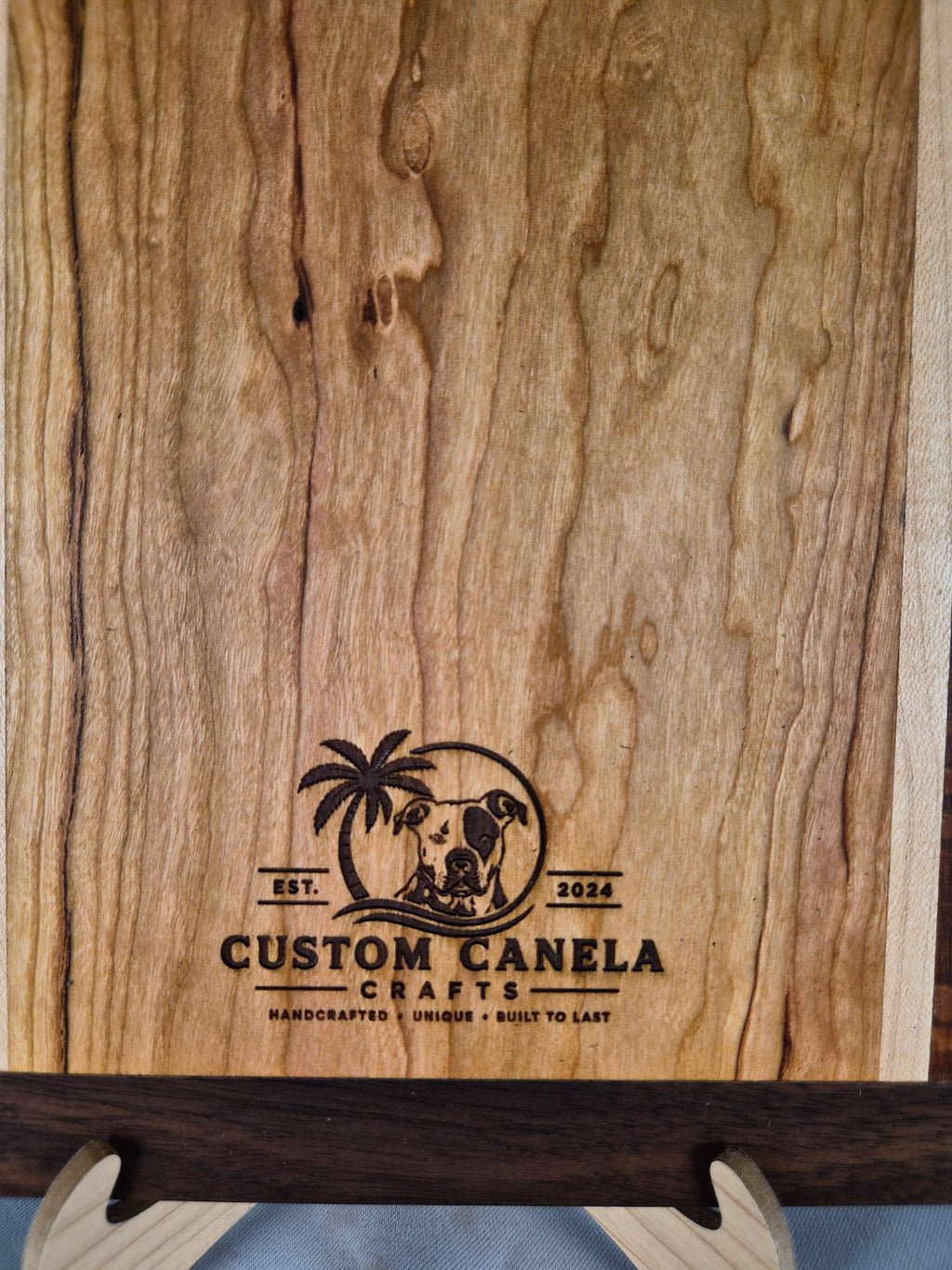 Handmade Hardwood Deer Wall Art – Laser Engraved Whitetail Buck – Cherry, Maple, Walnut & Leopard Wood – Ready to Ship