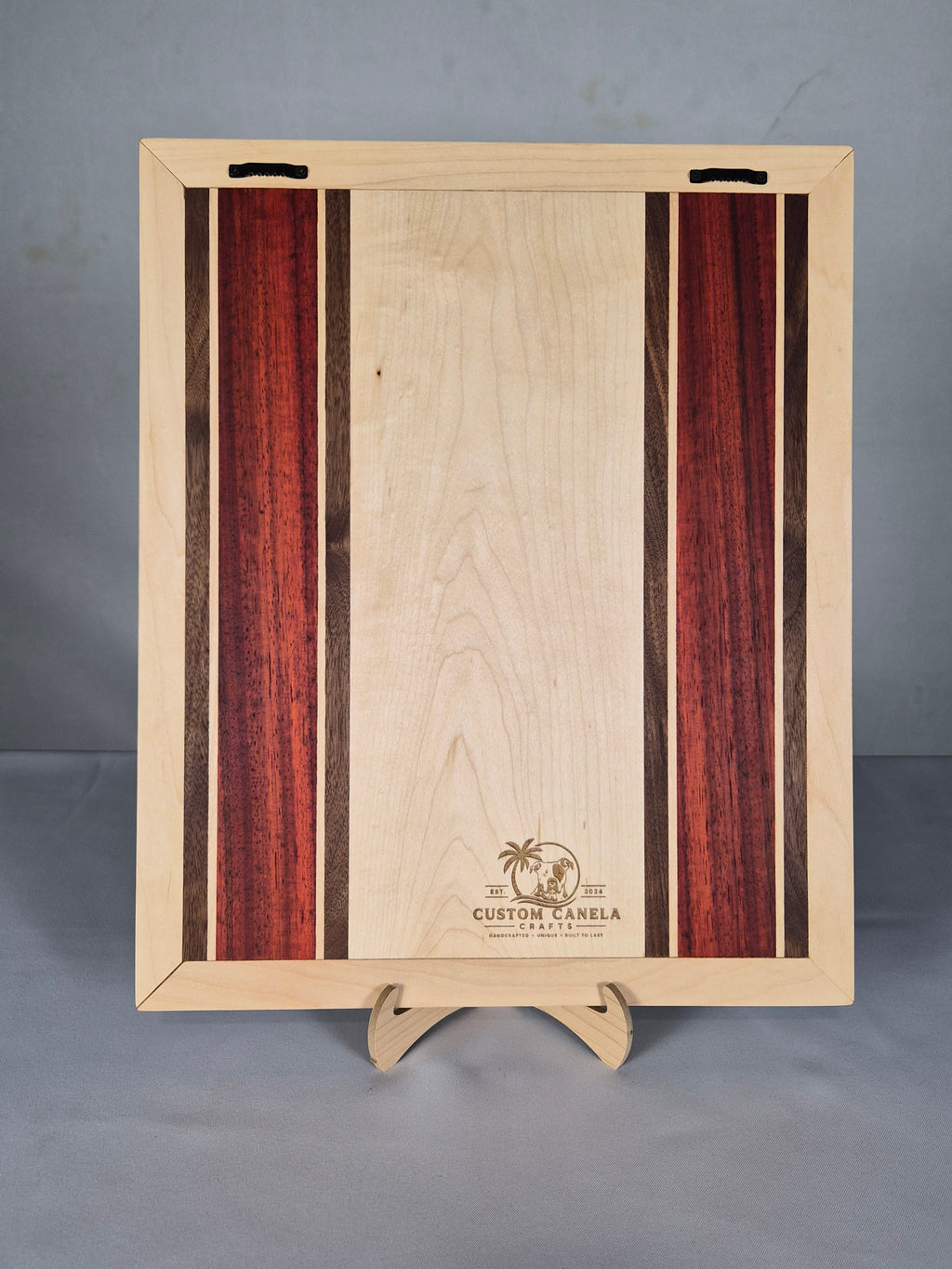 Handcrafted Horse Hardwood Wall Art – Solid Maple, Walnut & Padauk – Ready to Ship