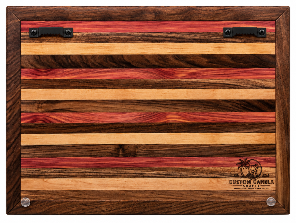 Handmade Wahoo Fish Wall Art – Laser Engraved Hardwood Fishing Decor