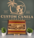 Handcrafted Ocean Sunset Hardwood Wall Art – Maple, Walnut, Padauk, Purpleheart & Yellowheart